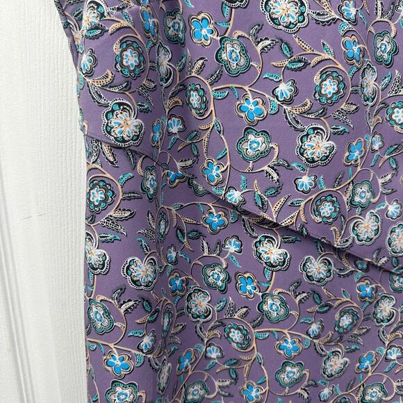 CAbi #3453 Floral Print Scrollwork Cami Top Sz Small Purple Dainty Whimsy Girly - Picture 14 of 14